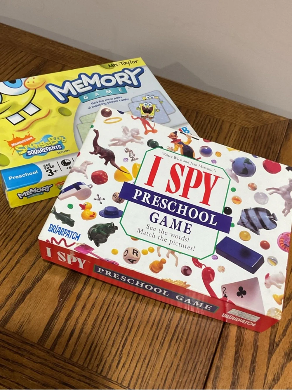 I SPY Preschool Game & SpongeBob Memory Game Kids Games
